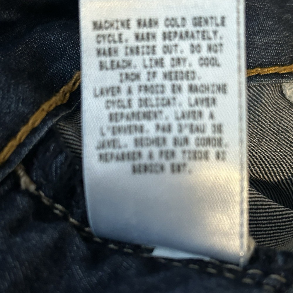 Guess Jeans Womens 34 Straight Y2K Denim Mid Rise Embroidered Pocket Retro Ankle - Picture 9 of 9